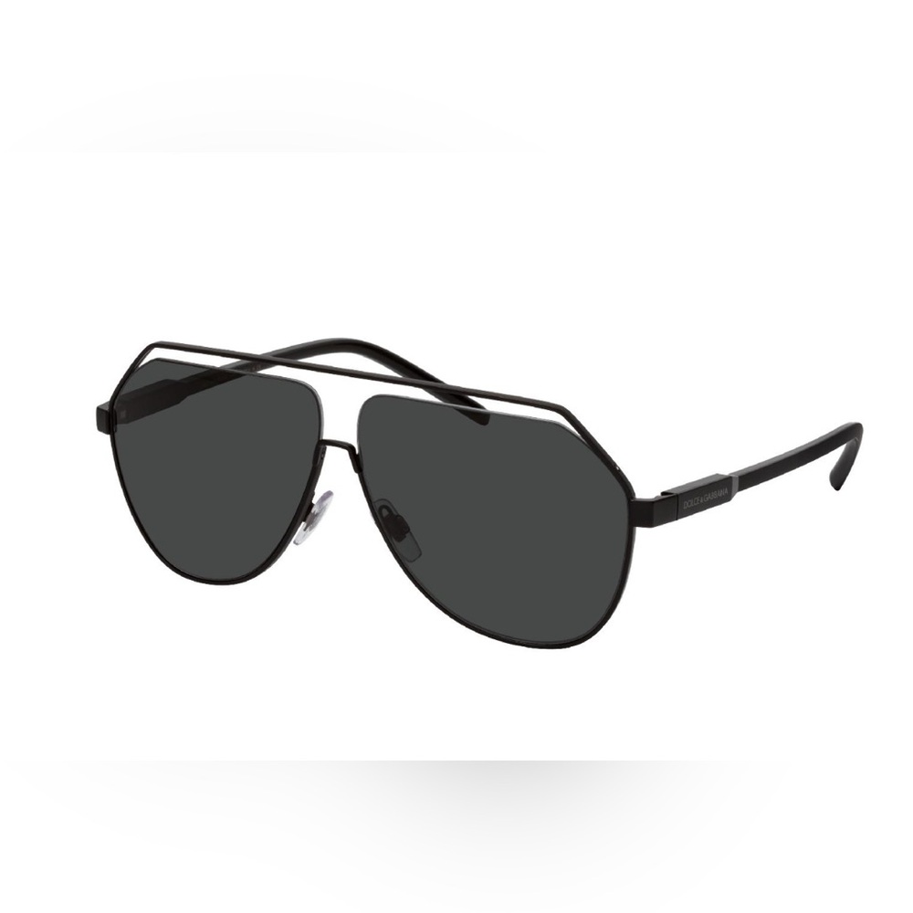 Dolce & Gabbana Black Aviator Sunglasses